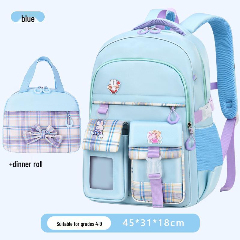 „Ultralehká školní taška s ochranou páteře pro dívky ze základních škol (Třídy 3-6)"