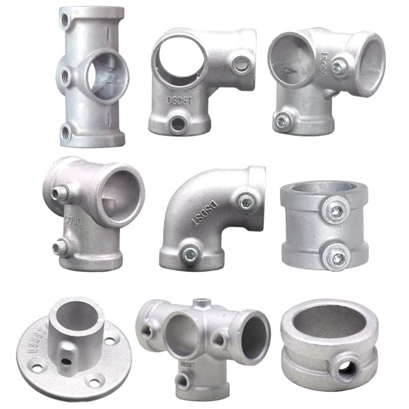 25MM Aluminum Alloy Connector Elbow Tee Base Flat Three-dimensional Fitting Connection Fastener Steel Tube Shelf Parts