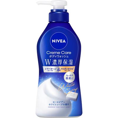 Nivea Cream Care Bagnoschiuma W Ricca Idratazione Profumo di Sapone Bianco Europeo 460ml