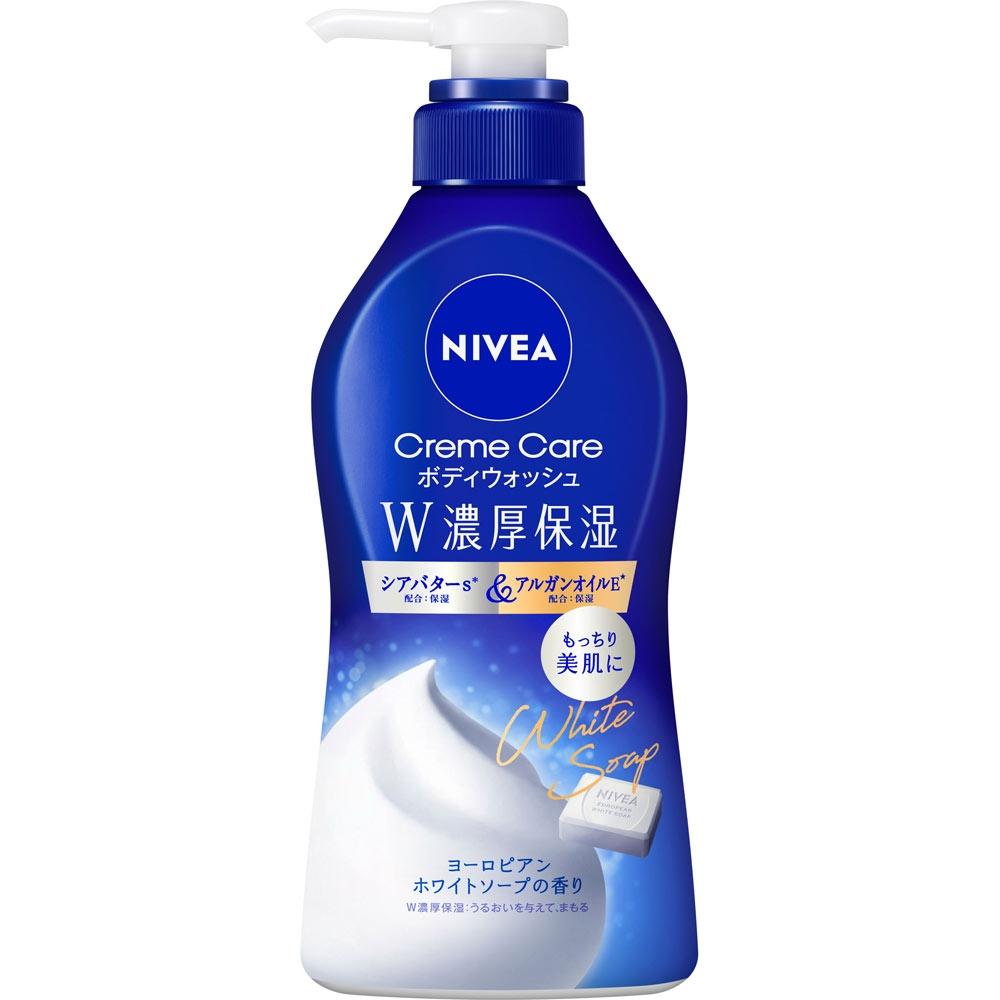 Nivea Cream Care Body Wash W Rich Moisture European White Soap Scent 460ml