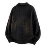2025 Autumn/Winter Men's Retro Solid Knitwear: Two-Piece Lapel Top