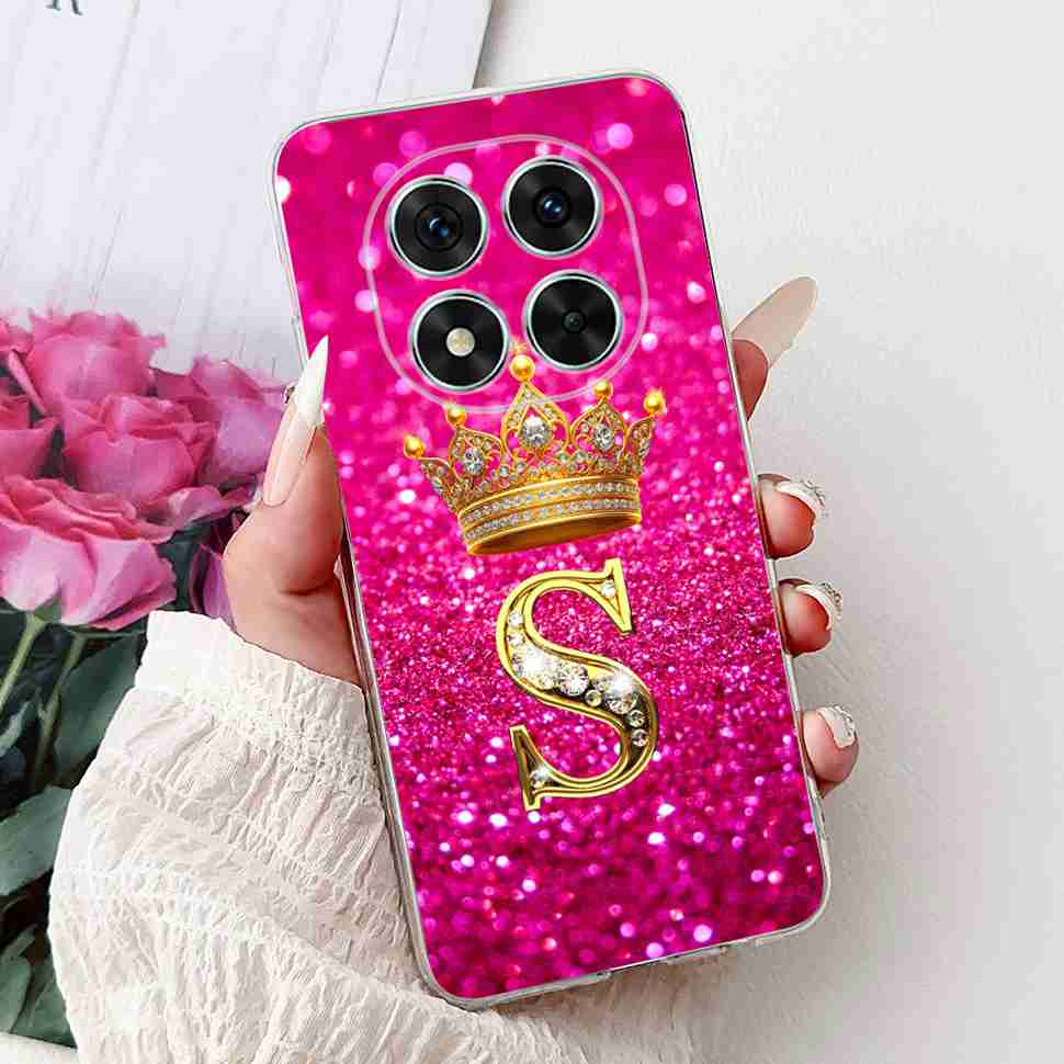 For Redmi Note14 Pro 5G Casing 6.67" Diamond Letter Back Cover Soft Silicone Cases For Xiaomi Redmi Note 14 Pro 5G Coque Fundas