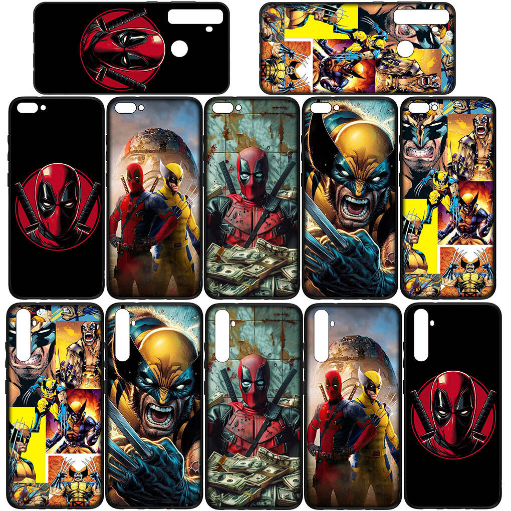 Case for iPhone 17 16 15 Xiaomi Poco F8 F7 X7 X6 M8 C85 C75 C71 Redmi Note 14 13 12 11 Pro Max A3 A4 14C 13C 15C Deadpool VS Wolverine Superhero Cover