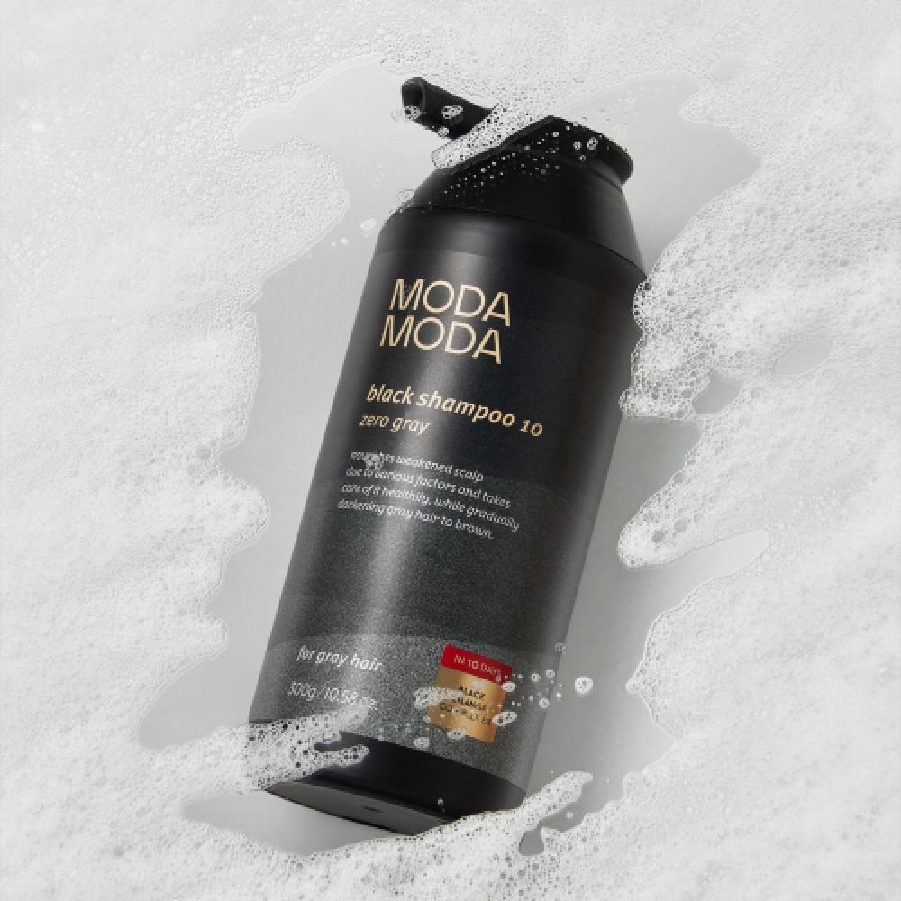 Modamoda Zero Gray Black 10 Peach Care 3rd Generation Shampoo 300g 3 Cans