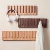 Creative Wooden Clothing Hat Hangers Wall Hanger Caps Holder Key Holder Hook Hang Easy Wall Non Perforated Hanger Bedroom Furnit