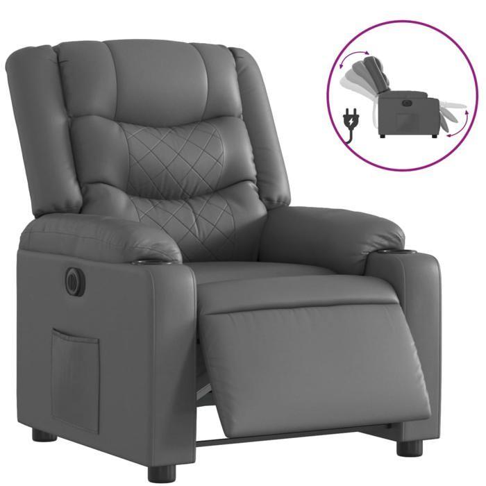 VidaXL Electric Recliner, Relaxation Chair with Adjustable Backrest and Footrest, Living Room Seat 3206546
