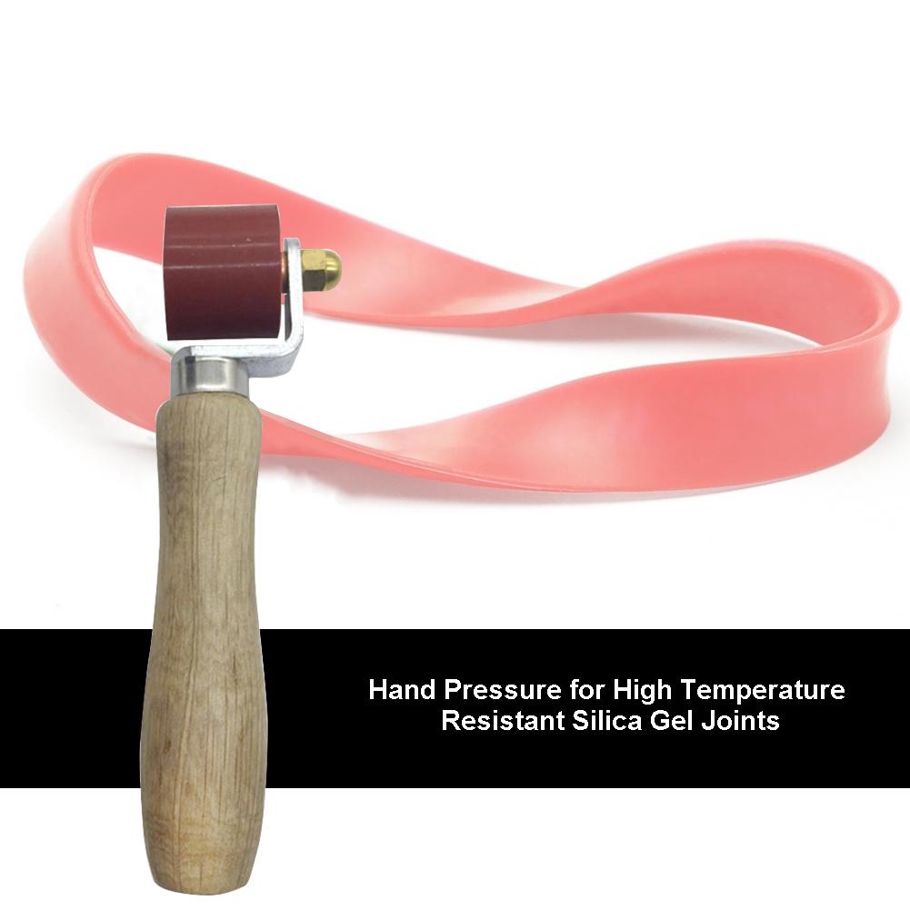 28/40mm Silicone Hand Pressure Roller High Temperature Resistant Seam Hand Welding Roller Seam Weld Tool PVC Welding Accessories