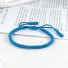 Blue Rope Knots Bracelet Women Lucky Handmade Braided Tibetan Buddhist Adjustable Bracelets Bangles For Men Fashion Jewelry Gift