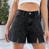Women's Fashion Casual Solid Color Print High Waist Sport Shorts