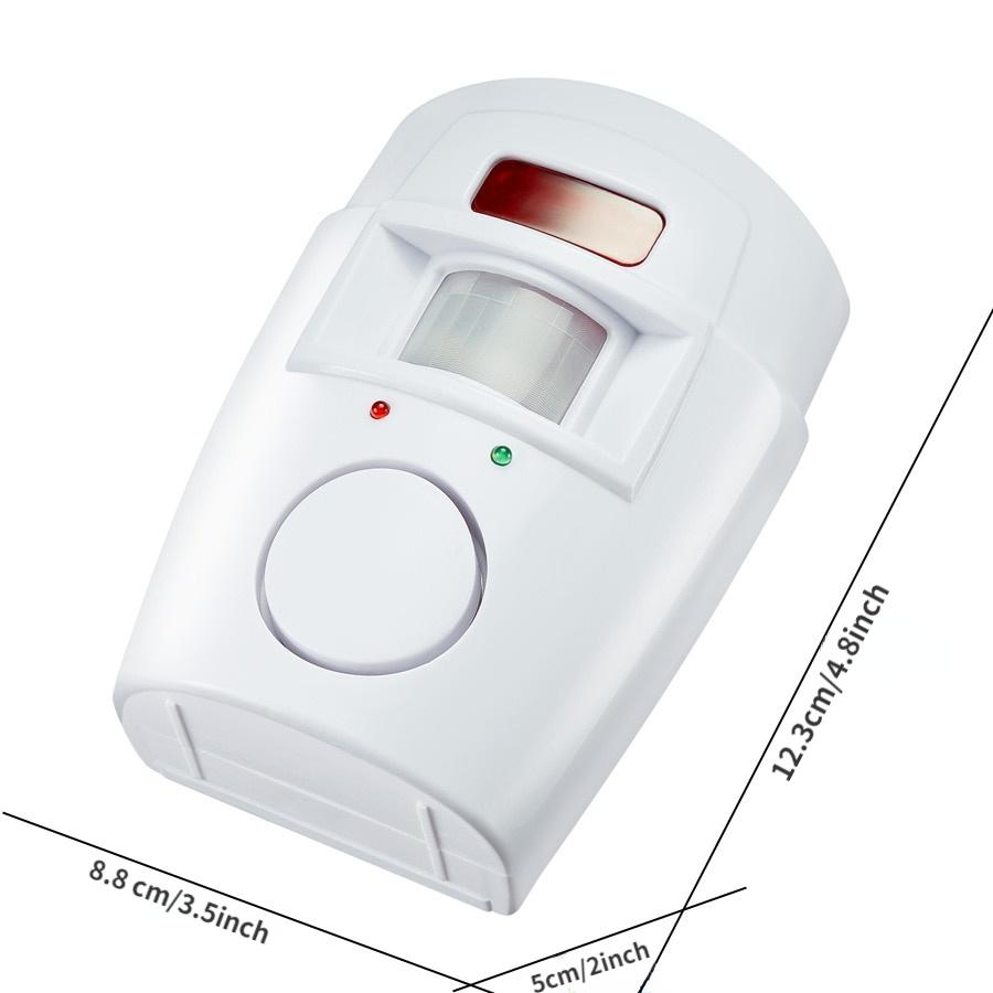 Zabezpečení domácnosti PIR MP Alert Infračervený senzor Detektor pohybu proti krádeži Alarm Monitor Bezdrátový poplachový systém + 2 dálkové ovládání