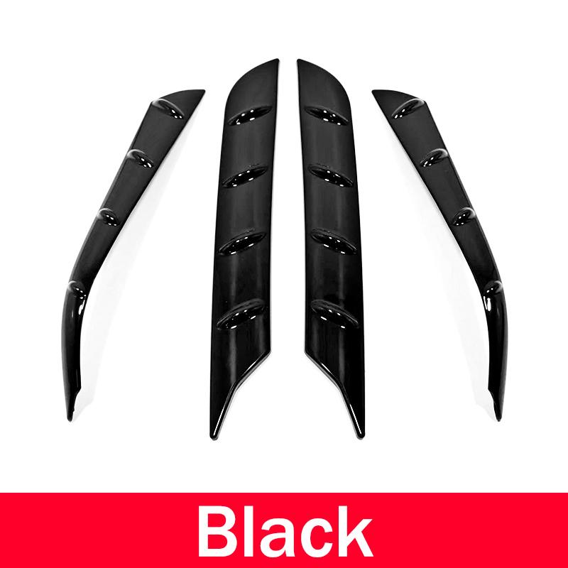 

Для Toyota Highlander XU70 Kluger 2020-2024 2024 ABS Автомобильный багажник Отделка губ Задний спойлер на крышу багажника Крыло Задний дефлектор воздуха Блестки чёрный