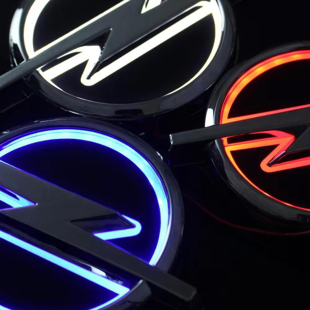 5D For OPEL Badge Light 133mm LED Trunk Emblems Rear 5D Logo Light For OPEL Zafira Astra Corsa Mokka Antara OPEL Atmosphere Lamp
