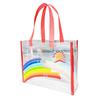 Regenbogen Clear PVC Tragetasche für Damen - Kleidung, Einkaufen, Souvenir, DIY, Festival, Kindergarten Geschenk