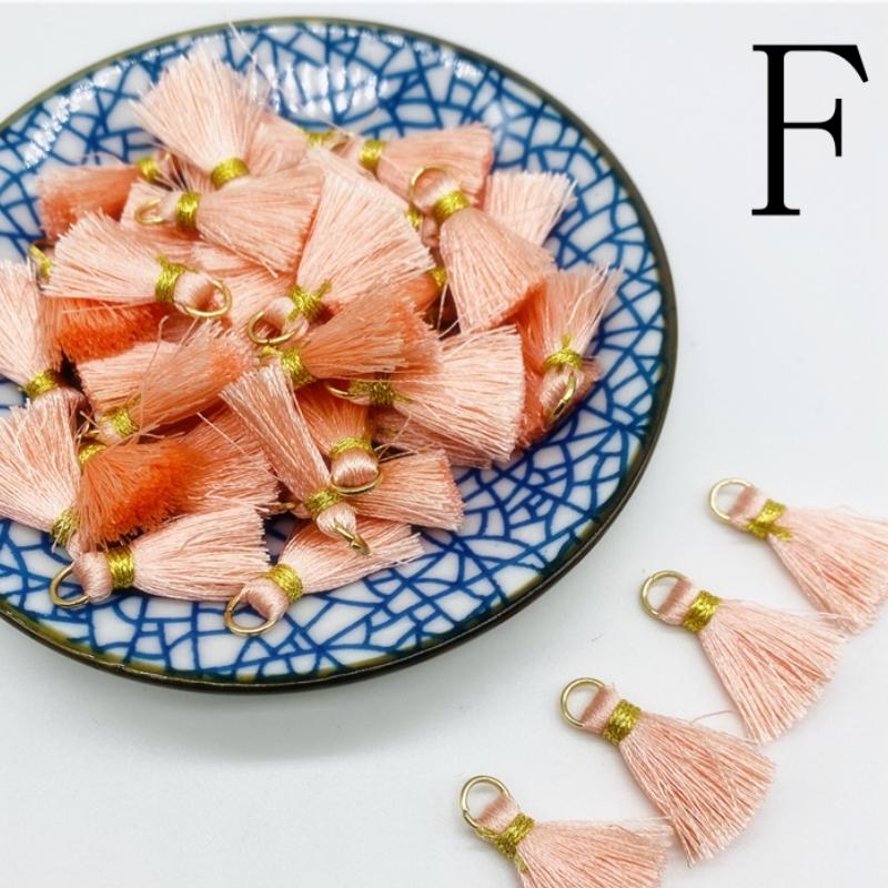 100-10pcs Polyester Trim Fringe Tassel Sewing Curtains Accessories DIY Keychain Cellphone Straps Pendant Tassels Jewelry Making