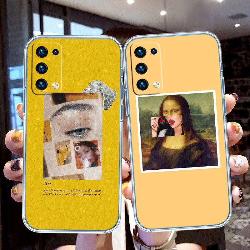 IK38 Great art aesthetic Van Gogh Transparent Phone Case for Motorola Moto G7 G8 G9 G84 G85 G73 G24 G15 Z2 Play Power Plus