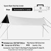 Jingdong Square Black Vinyl Camping Canopy