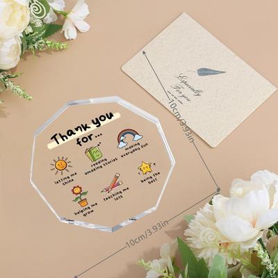 Cute Teacher Thanks Gift - Humorous Appreciation Card with Photography Utility