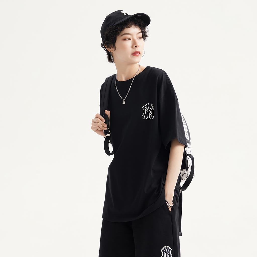 New MLB New York Yankees T Shirt Unisex Black 3ATSB0433-50BKS