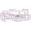 Outdoor Sofa Set with Cushions 8 pcs Natural and Anthracite
