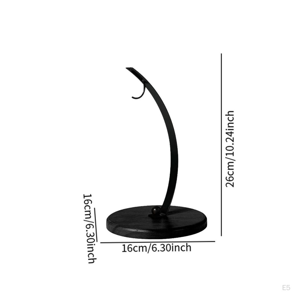 Bananenhalter Hänger Stabil Modern Hält Früchte Frisch Hakenleiste mit Holzsockel für Schlafzimmer