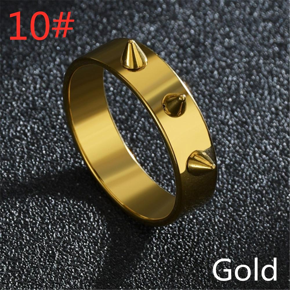 Schmuck Hip Hop Biker Rock Nieten Punk Ringe Herrenringe Edelstahl