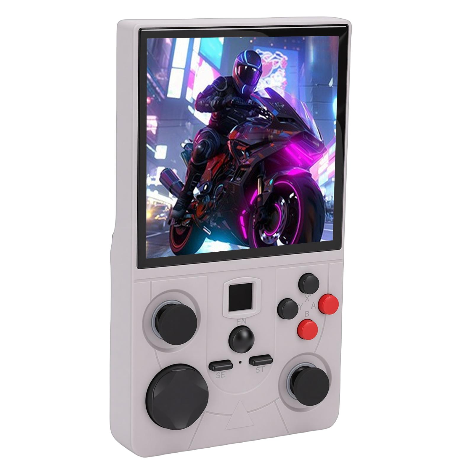 Handheld Game Console 4 Inch HD MIPI Screen Portable Retro Game Console Supports WiFi with Dual Joystick Preloaded серый