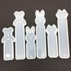 DIY Epoxy Crystal Fish Tail Bookmark Mold - Cute UV Resin Ruler & Mirror Mold for Jewelry