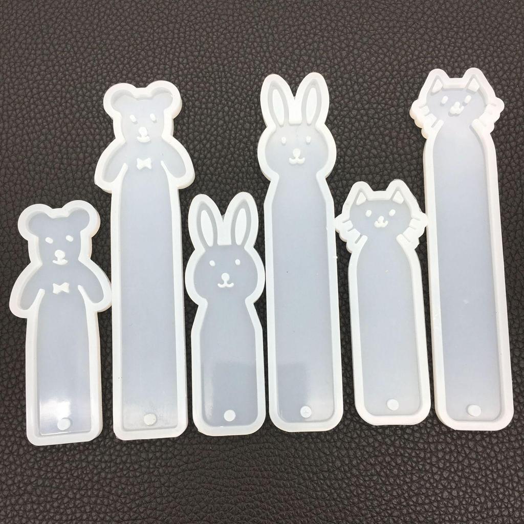 DIY Epoxy Crystal Fish Tail Bookmark Mold - Cute UV Resin Ruler & Mirror Mold for Jewelry