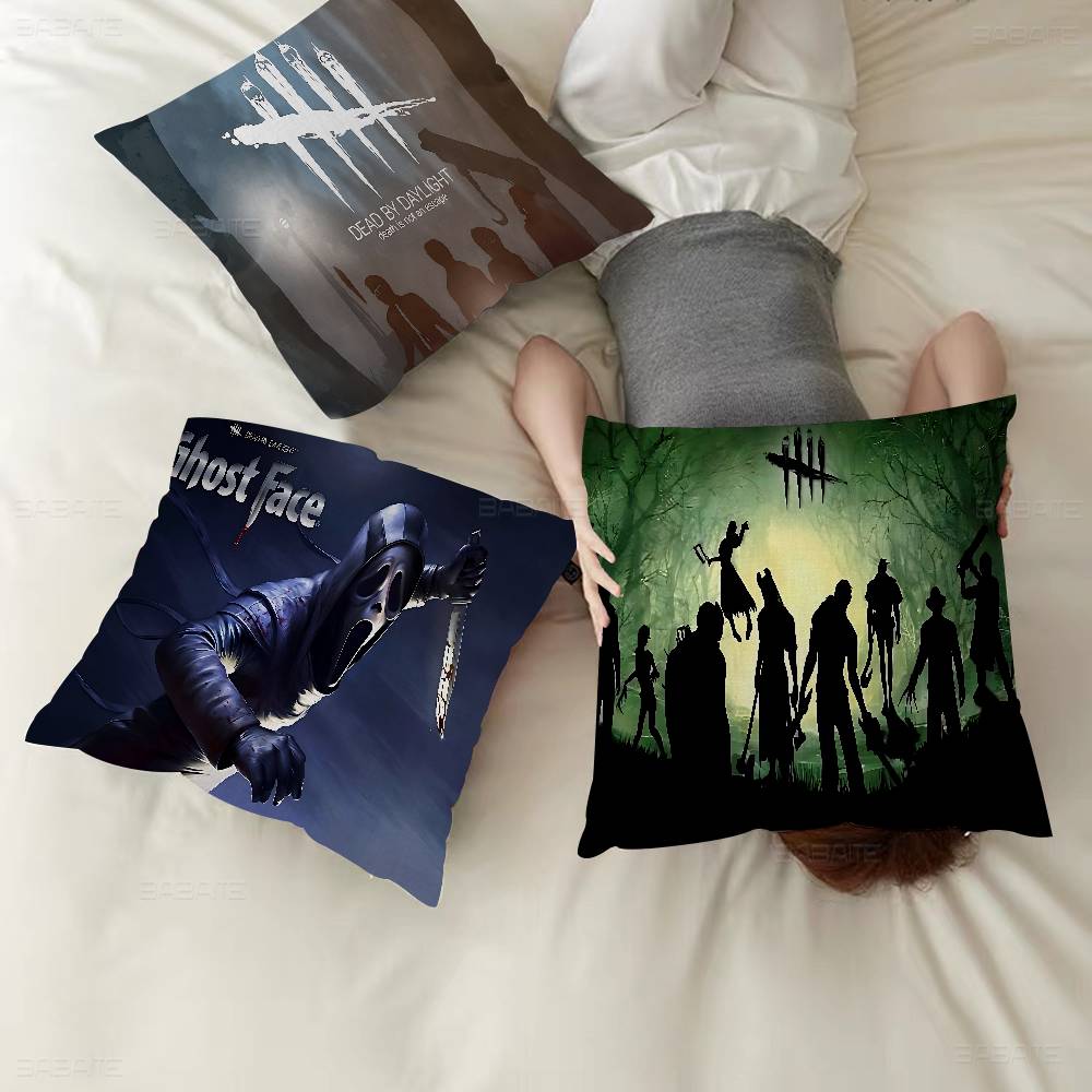 Game D-Daylight By D-Dead Pillow Covers Cartoon Sofa Decorative Home Double-sided Printing Short Plush Cute Cushion Cover