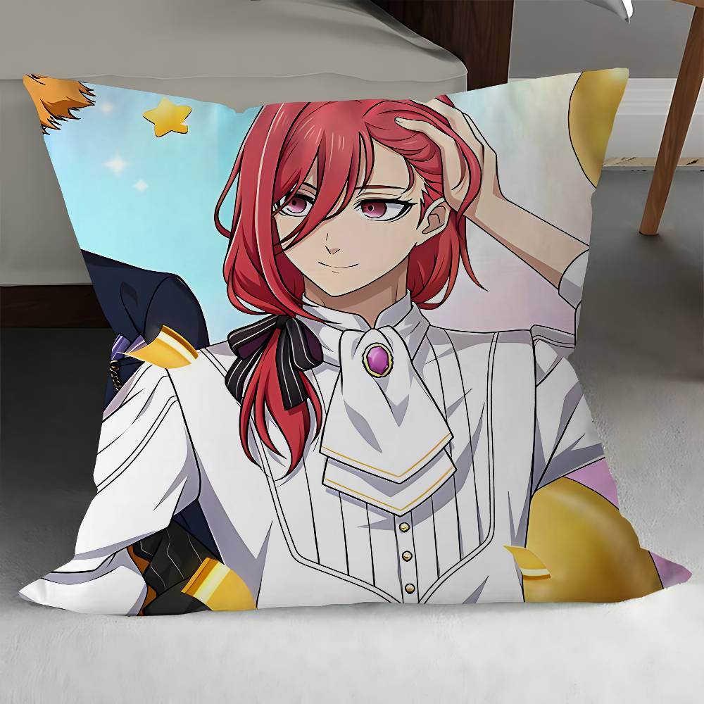 

Chigiri Hyoma Pillowcase Toon Gift Cushion Cover Bedroom Home Sofa Chair Seat Decor Pillow Case 12x12Inch