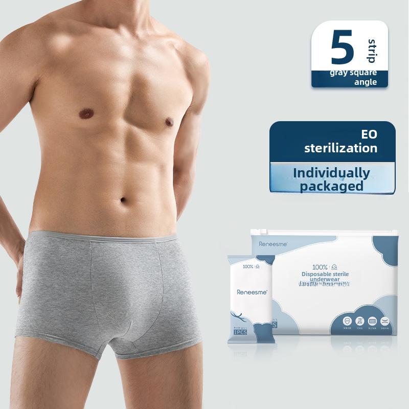 Męska bielizna jednorazowa, pakowana pojedynczo, sterylna, nadająca się do prania, niezbędna w podróży