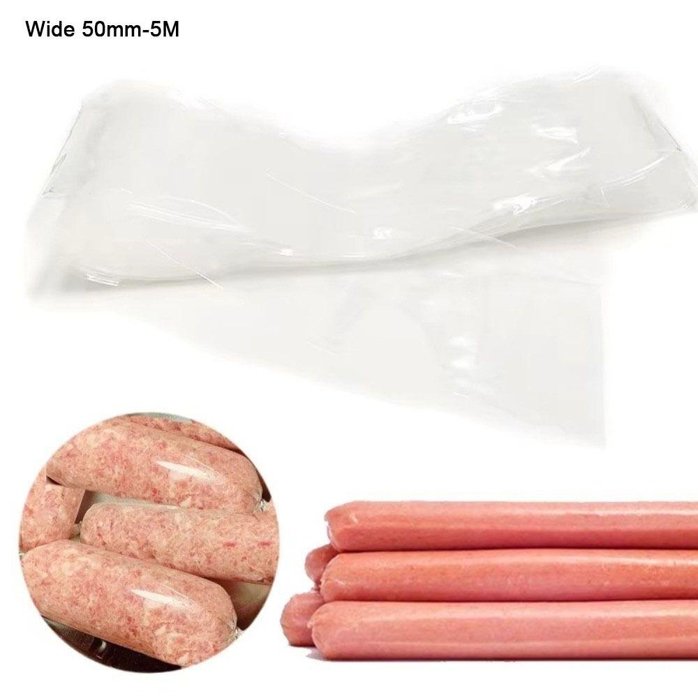 5/10 M Plastic Packaging Sausage Casing Plastic Plastic Casings  Sausage Making