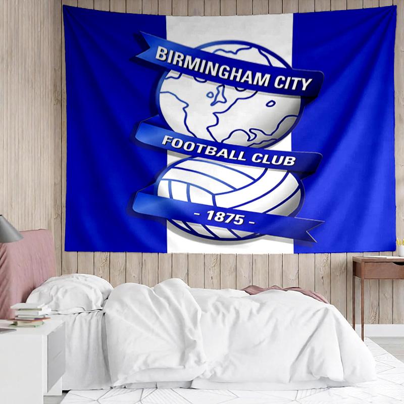 Birming-ham Football Club Printed Printed Tapestry, for Bedroom,Livingroom, Dormitory, Large Wall Decor, Fabric Decor Fan Birthday Gifts
