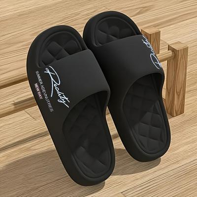 Leichte EVA-Slipper mit Aufdruck für Damen und Herren für Frühling und Sommer