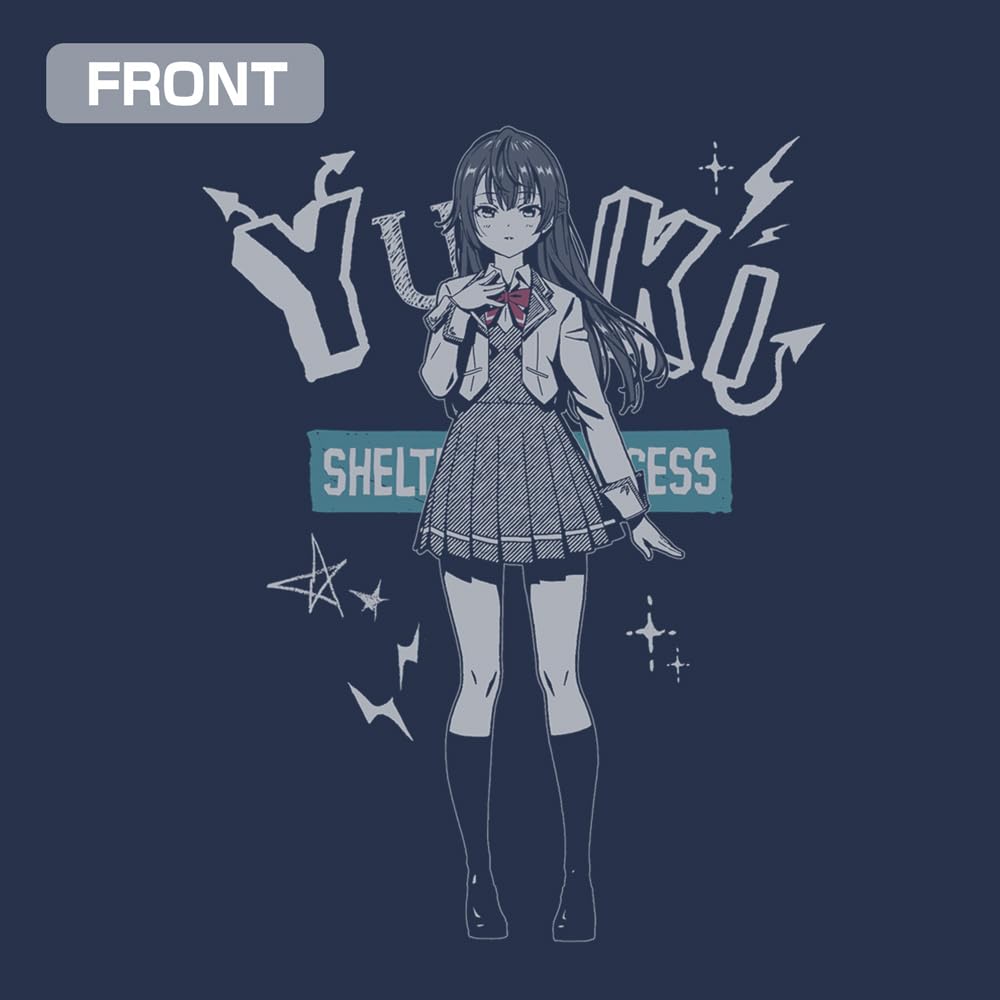 2D COSPA TV Anime the Girl Next Door Who Sometimes Whispers In Yuki Suo SLATE L Size [Official] "Alya-san, Russian" T-Shirt