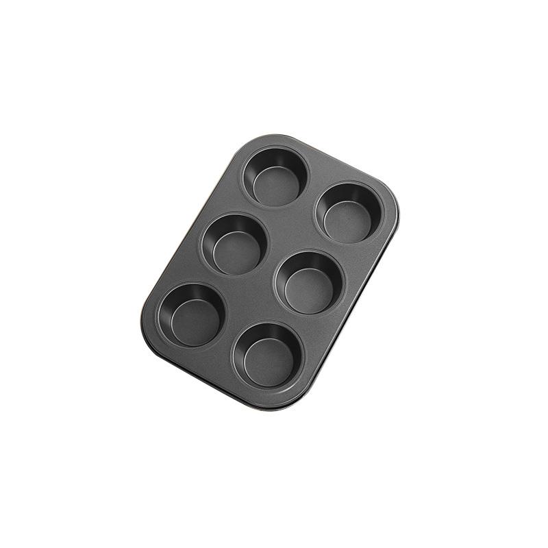 

Форма для выпечки торта с 6 отверстиями и антипригарным покрытием из углеродистой стали, противень для выпечки шоколадных кексов, желе, инструментов для выпечки, кухонных принадлежностей