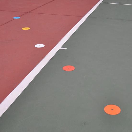 Football Training Mark Plate Non-slip Agility Training Vibrant Color Soccer Training Obstacle Logo Round Disc for Exercise