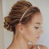 Adjustable Thin Headbands Metal Head Hoop Elegant Hair Band  Girls
