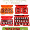 10-Piece Hex Socket Stripped Screw Extractor Set