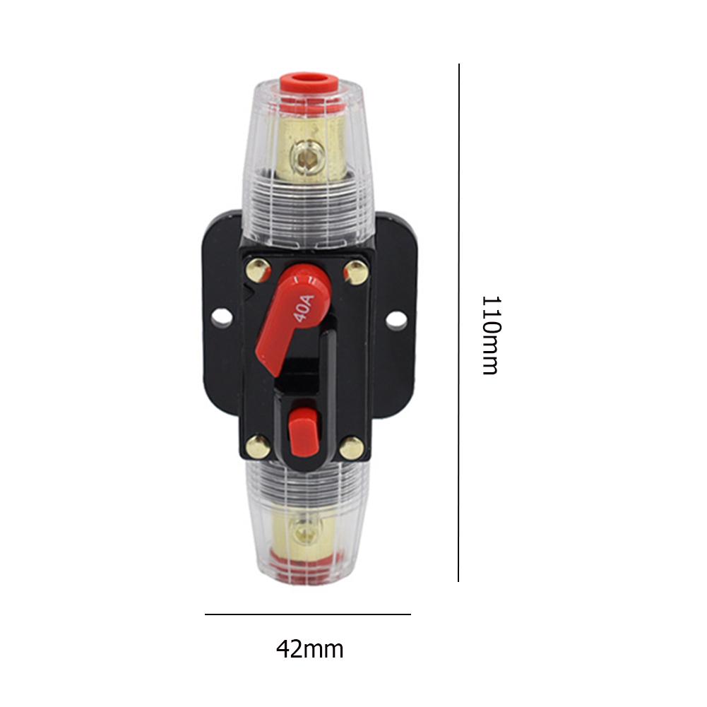 150/100/50/30/20/40/60/80A 12V Car Truck Audio Modification Stereo Amplifier Circuit Breaker Automatic Reset Fuse Holder Switch