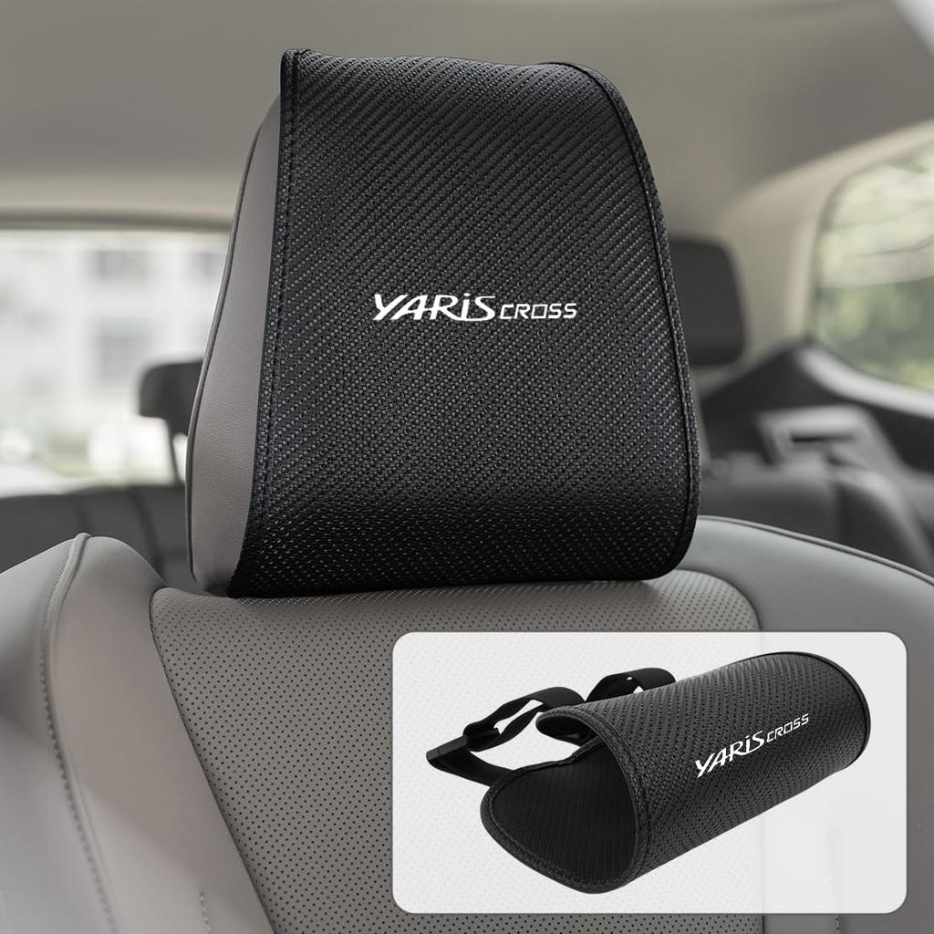 Set med 2 nackstödsskydd för Yaris Cross med ventilationshål för bekvämt nackstöd Passar Yaris Cross Z 15 Sommarstol Enkel interiördesign Hög densitet