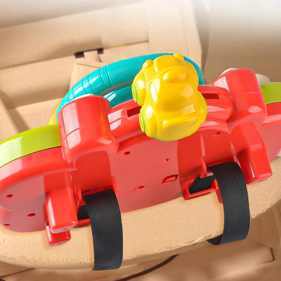 Car Baby Seat Toy Steering Wheel Simulation Driving Toys Pendant Toys Baby Stroller Hanging Rattles Sensory Toys Toddler Gifts