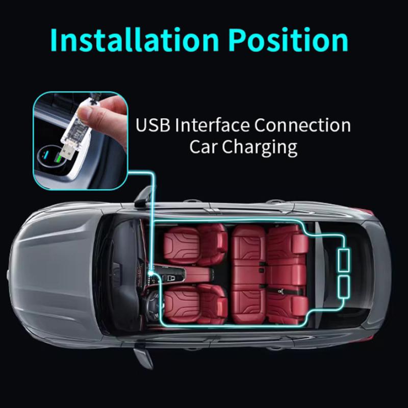 Auto Teufelsauge Licht RGB Dynamisches Dämonenauge Dekoratives Licht LED Display Dekor Pixel Panel Windschutzscheibe USB 5V Mehrfachmodus Lampe