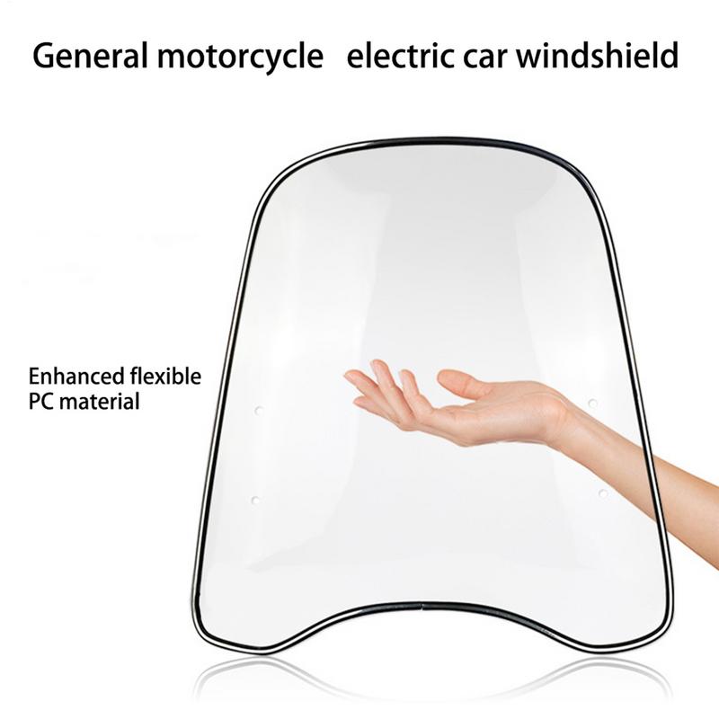 Universal Motocycle Windshield Extension Spoiler Windshield Widened Edging Wind Deflector For Motorcycle
