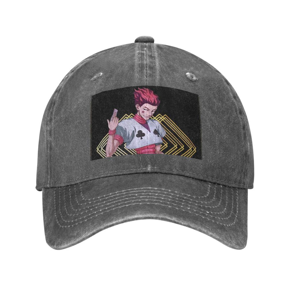Hisoka Anime Hunter X Hunter Phantom Troupe Chrollo Denim Fabric Cap Casual Baseball Caps Hat Summer Unisex Baseball Hats
