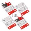 6/10/15Pcs Invisible Cabinet Door Magnet with Screw Ultra-Thin Stainless Steel No Drilling Adhesive Magnetic Drawer Closet Sliding Door Catch Latch