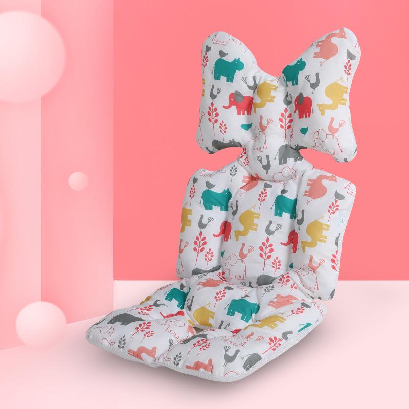 Almofada Universal para Carrinho de Bebê e Cadeira de Refeição para Todas as Estações - Almofada de Algodão com Calor e Espessura Adicionais para Outono/Inverno