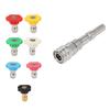 AT19-Car Wash Water Adapter R For Nilfisk KEW ALTO WAP CALM To 1/4" Quick Connect With Spraying Nozzles