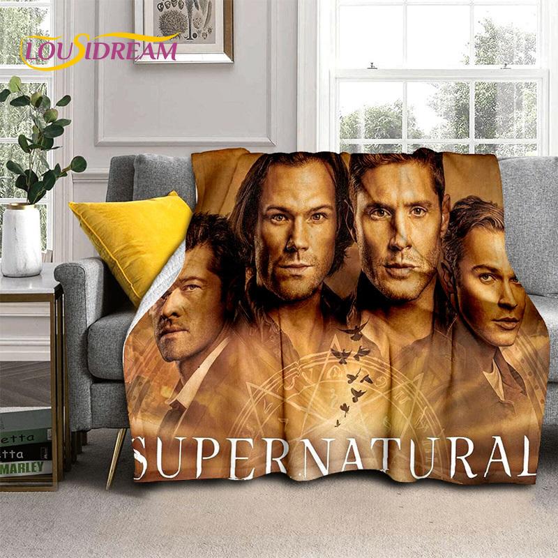 Supernatural Series 3D Blanket,Flannel Throw Blanket for Home Bedroom Bed Sofa Living Room Picnic Office Hiking Leisure Nap Gift