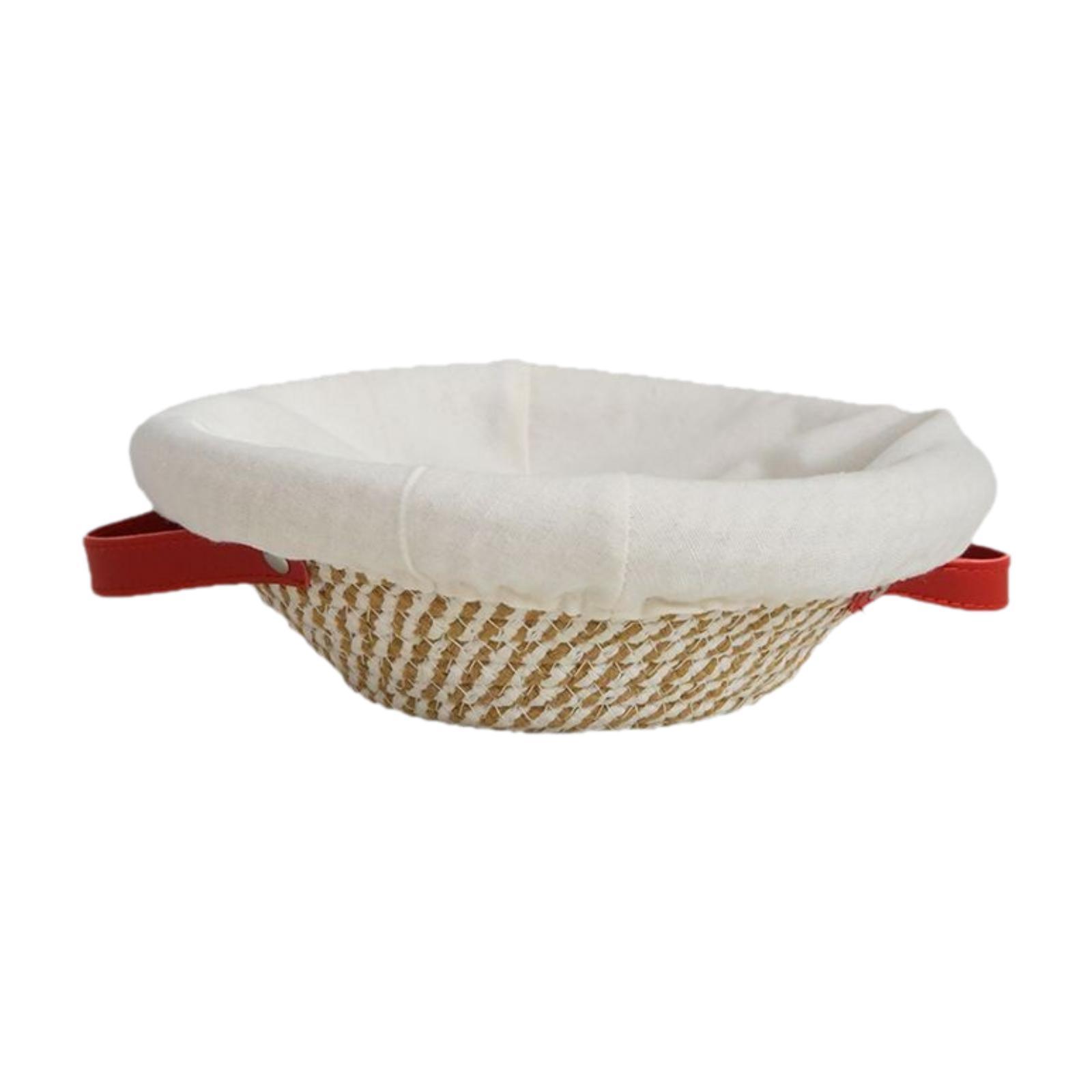 

Sourdough Basket, Bread Baking Proofing Bowl Supplies Bread Bowl Set with Liner, Bread Basket Bread Proofing Basket, for Gift